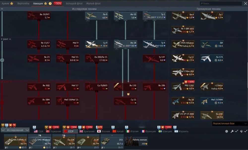 Акаунт War Thunder Вар Тандер