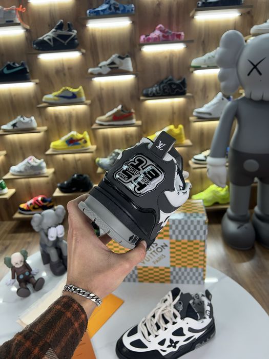 Кросівки снікерси Louis Vuitton LV Skate Trainers Grey / White