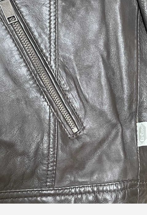 Lee Cooper kurtka męska model Briag Brown r. M 100% skóra owcza / brąz