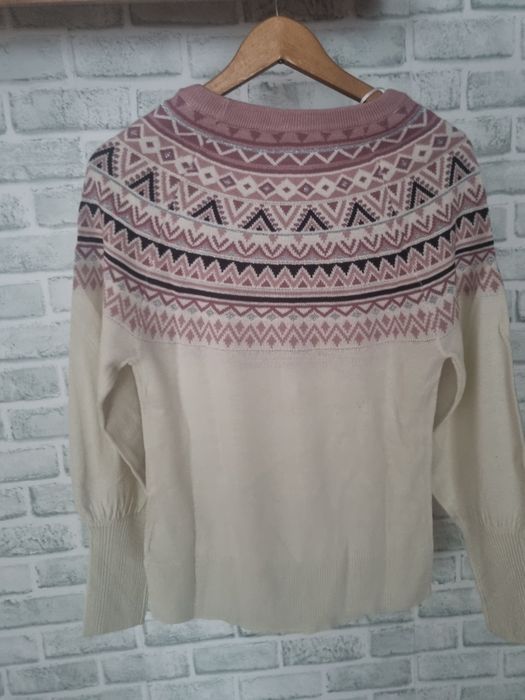 Sweter cienki bonprix XS/Snowy