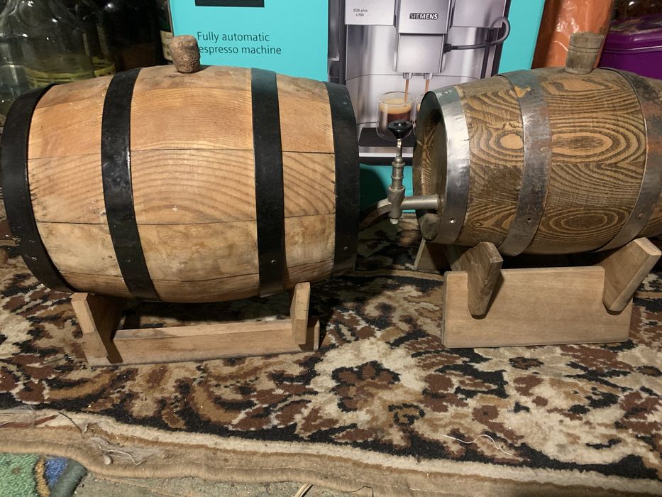 Beczka debowa 5l po whisky zamienie na sprzet wedkarski