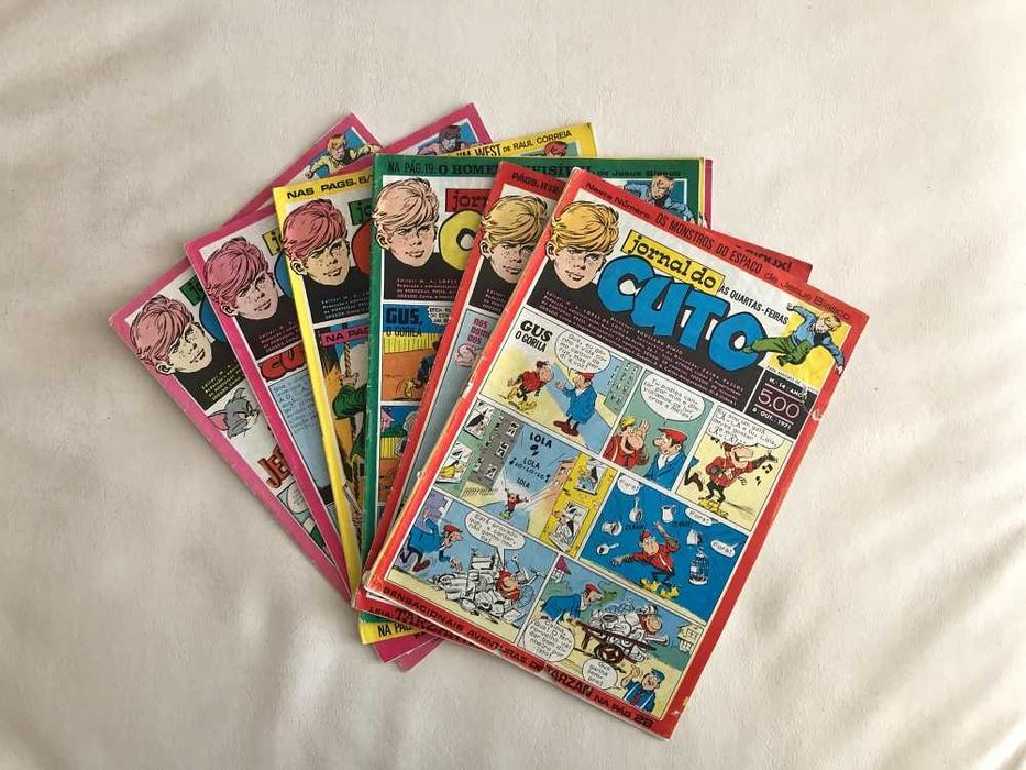 Lote BD Vintage Jornal do Cuto 1971 / 72