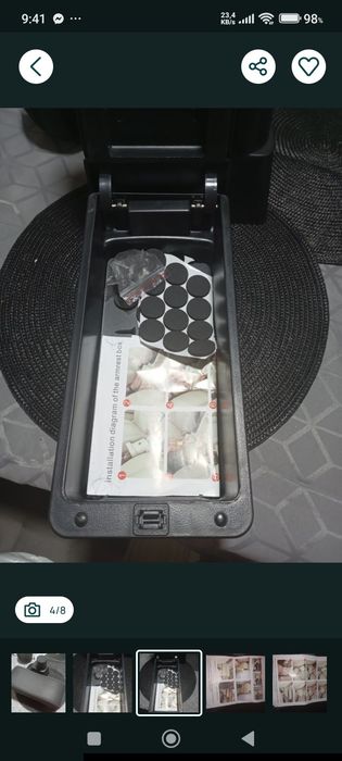 Apoio de braço para viatura pegout