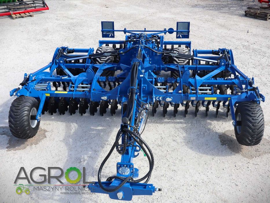 Brona talerzowa ciągana AGRIMET MULTICAT 5m Rolmako U652 4 6 8m