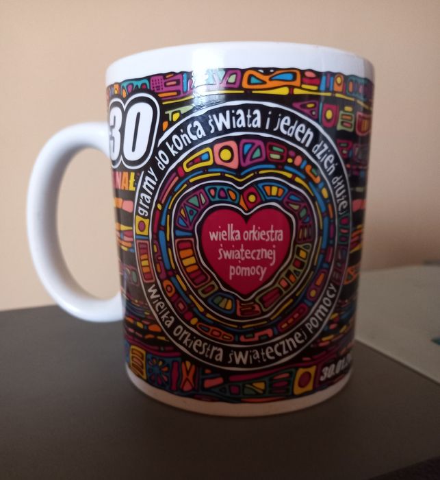 Kubek ceramiczny WOŚP 30 finał