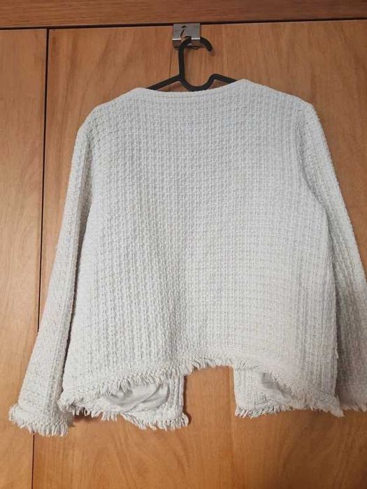 Casaco Tweed Mango, tamanho M