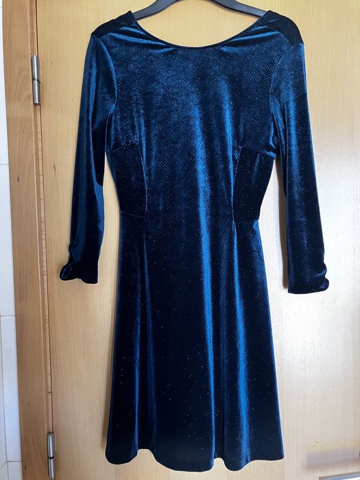 Vestido de Veludo Zara - Tamanho S