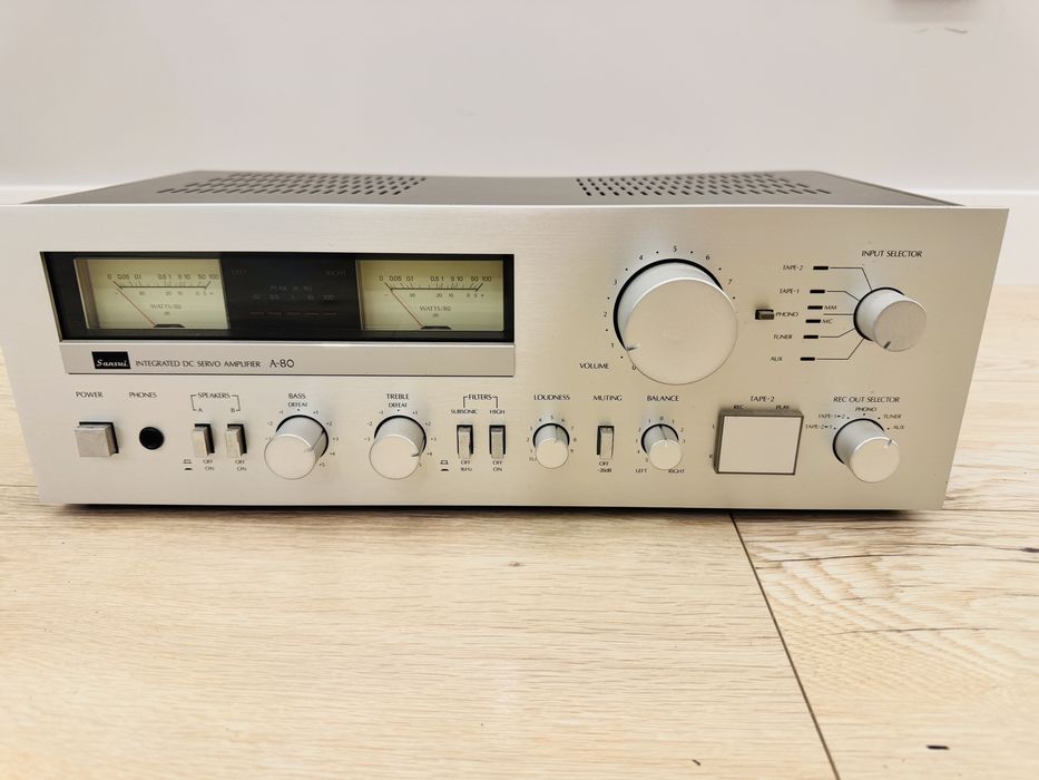 Sansui A-80 wzmacniacz hifi. Ideany.