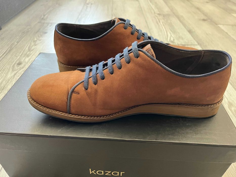 Buty KAZAR męskie nubuk skóra naturalna 41/42 Studniówka