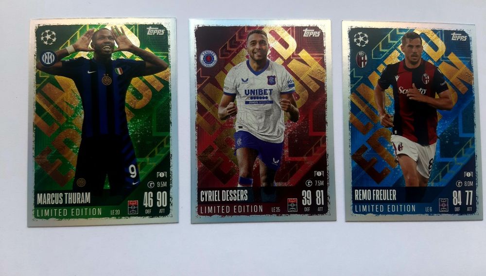 Рідкісні картки Match Attax 2024-25