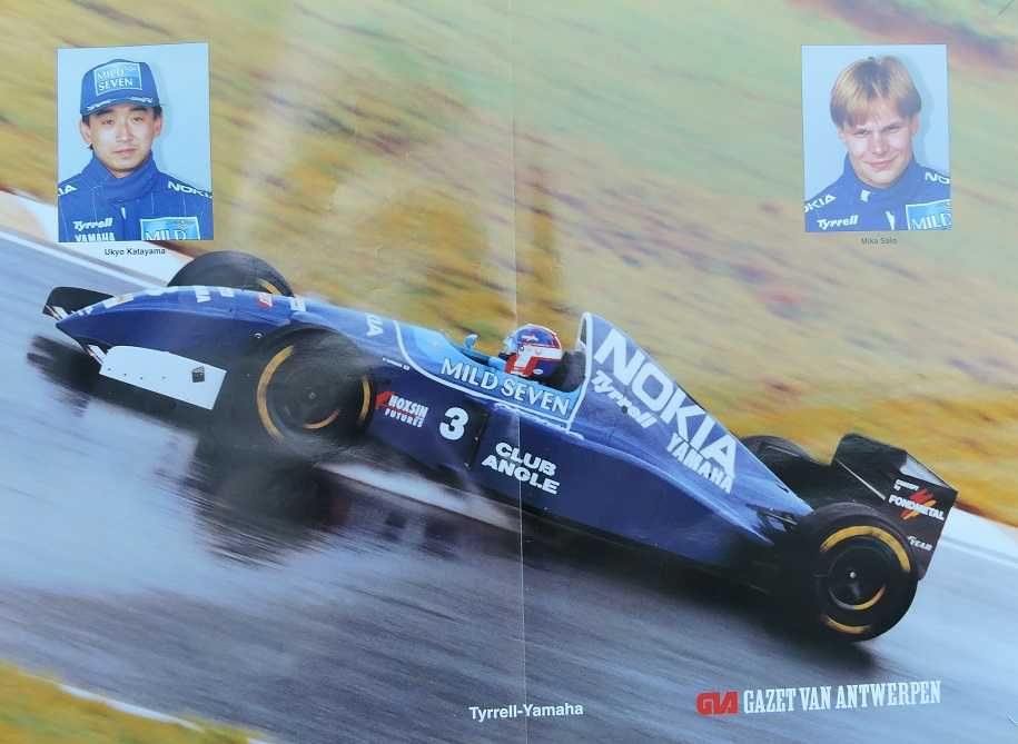 conjunto de Posters de Formula 1 dos anos 90