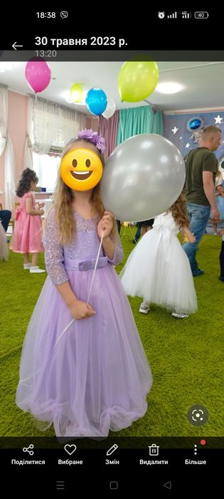 Святкова сукня на дівчинку 6-8 років