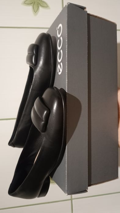ECCO Anine Squared  NOWE  Eleganckie półbuty ze skóry, 100% Skóra, 36