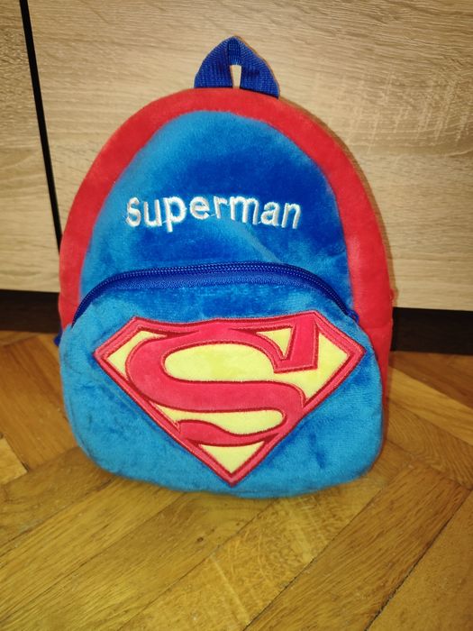 Pluszowy plecak Superman, do przedszkola