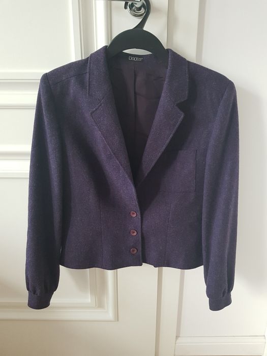 Marynarka żakiet wełniany 38