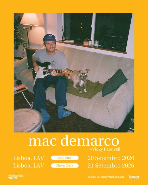 TROCO 2 bilhetes Mac Demarco LAV domingo dia 20 setembro para segunda-feira dia 21