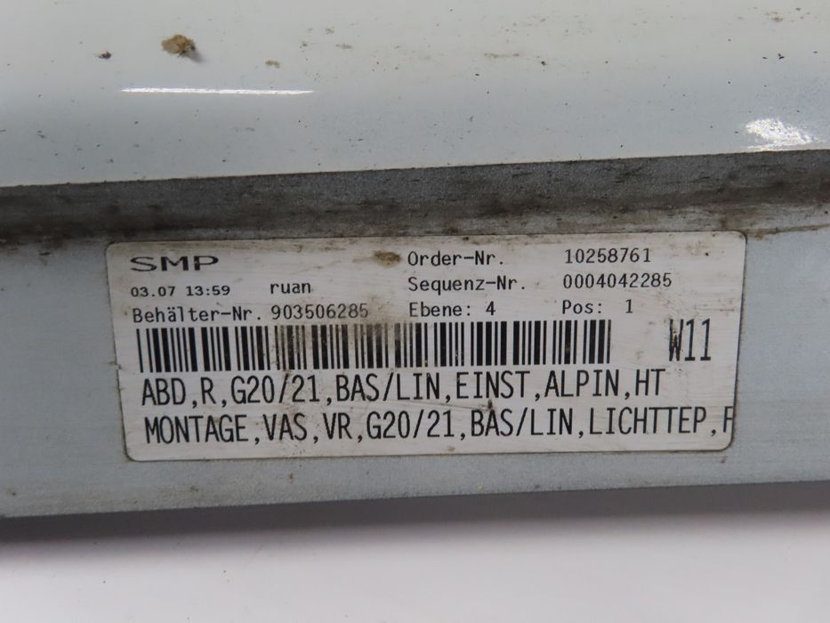 Embaladeira Bmw 3 Ref: 51778493952