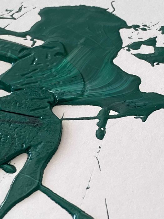 akryl MINIMALIZM 2000 CIESLAK Langnase tajemna kolekcja UNIKAT obraz