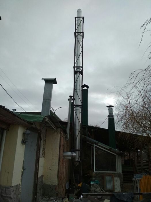 Изготовление и монтаж дымоходов от 1000грн