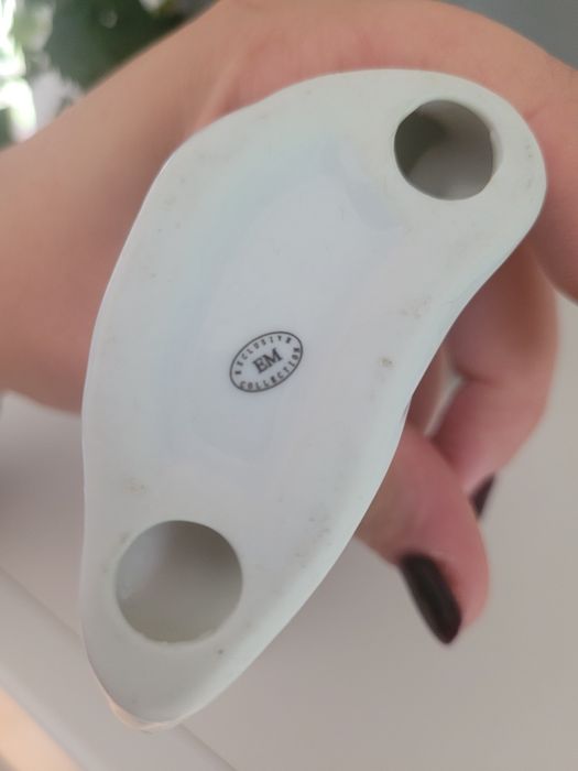 Dekoracja delfinek ze złotymi elementami EM Exclusive Collection