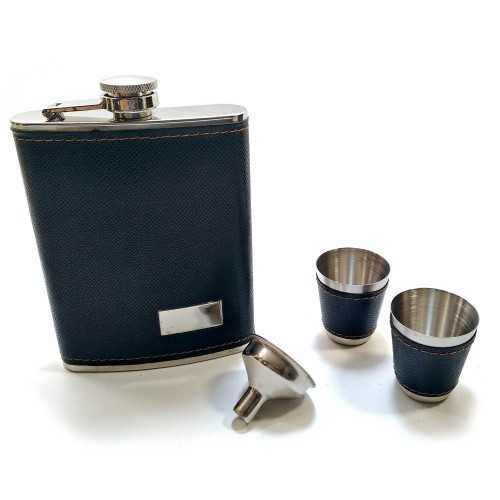 Фляга с рюмками - подарочный набор для мужчин
