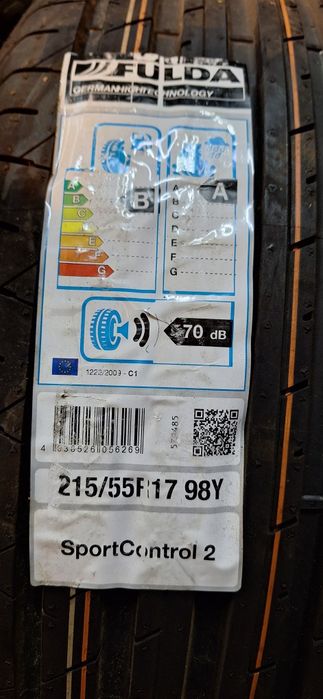 Opony letnie 4szt NOWE 215/55R17 FULDA