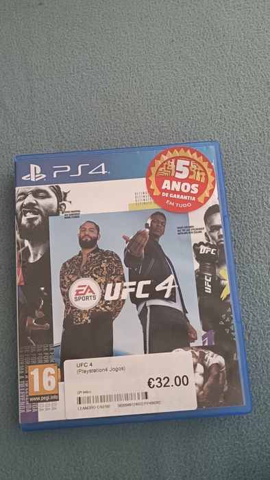 UFC 4 para PlayStation 4