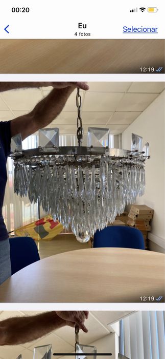 Lustre em cristal