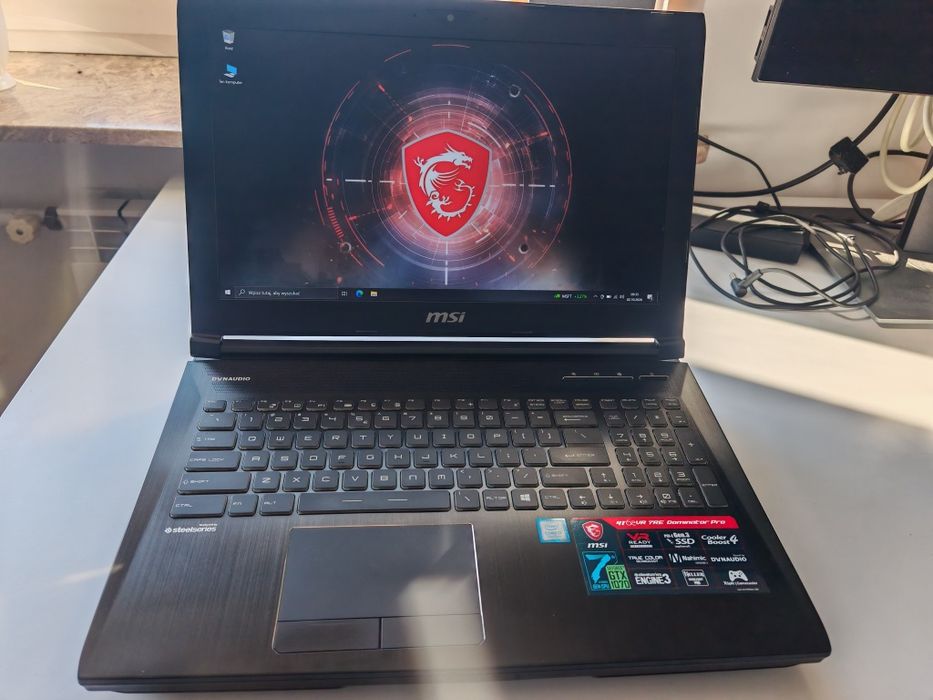 Laptop Gamingowy MSI GT62VR DOMINATOR PRO GTX 1070 32GB Ram SSD RGB
