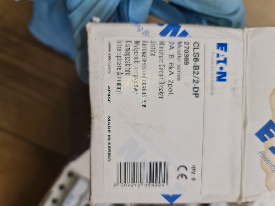 wyłączników nadprądowych firmy Eaton