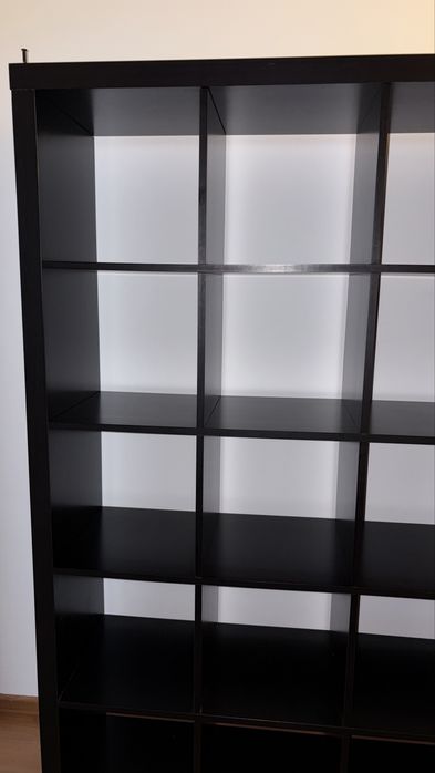 Estante KALLAX - 25 cubos - 184x184 - preto castanho