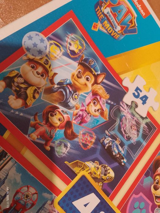 Пазли Щенячий патруль, 4 в 1, TREFL, Польща