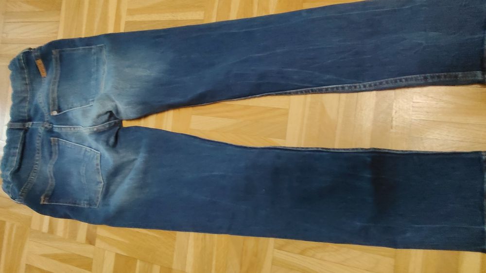 Jeansy rurki h&m super stretch 140