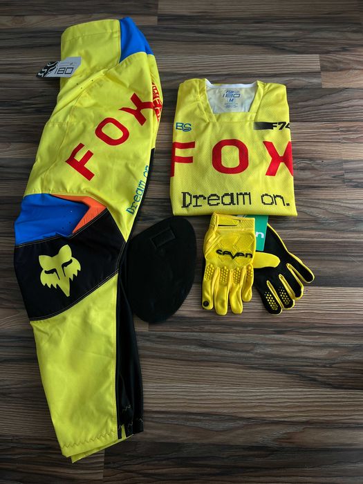 Strój FOX MX 180 Race Spec (Pale Yellow )