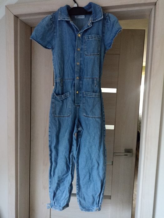 Zara jeansowa kombinezon 152-164