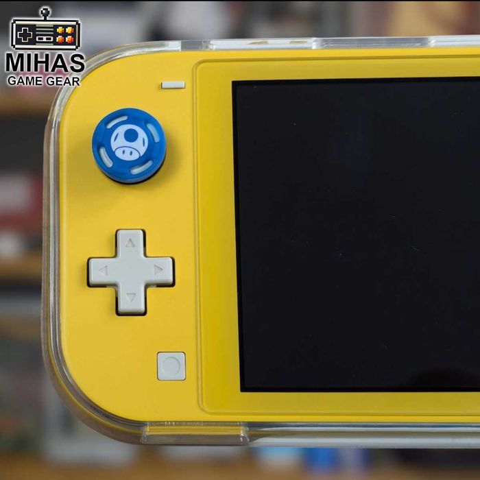 Nintendo Switch Lite: Прозорий чохол-бампер, накладки Super Mario