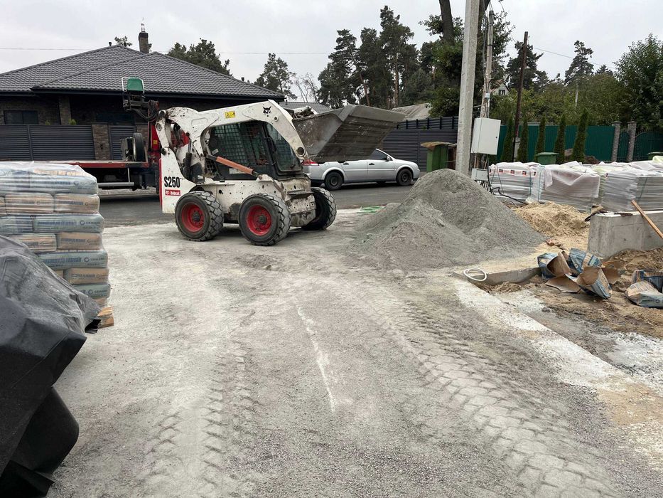 Послуги бобката, бобкет, bobcat. Гідромолот гідробур, Вилочний навантажувач