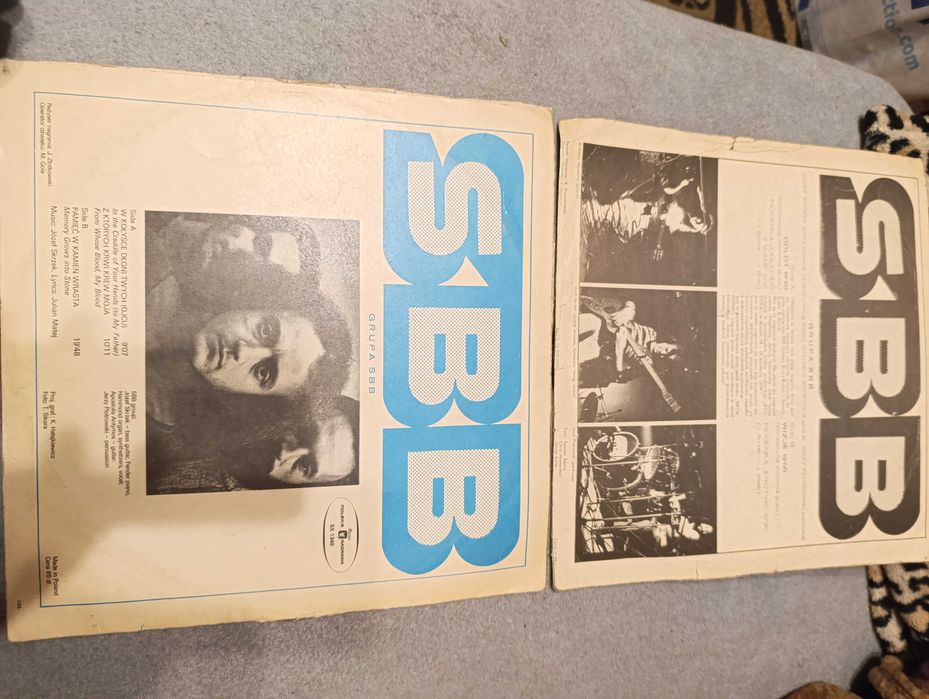 płyty winylowe SBB - 2 sztuki