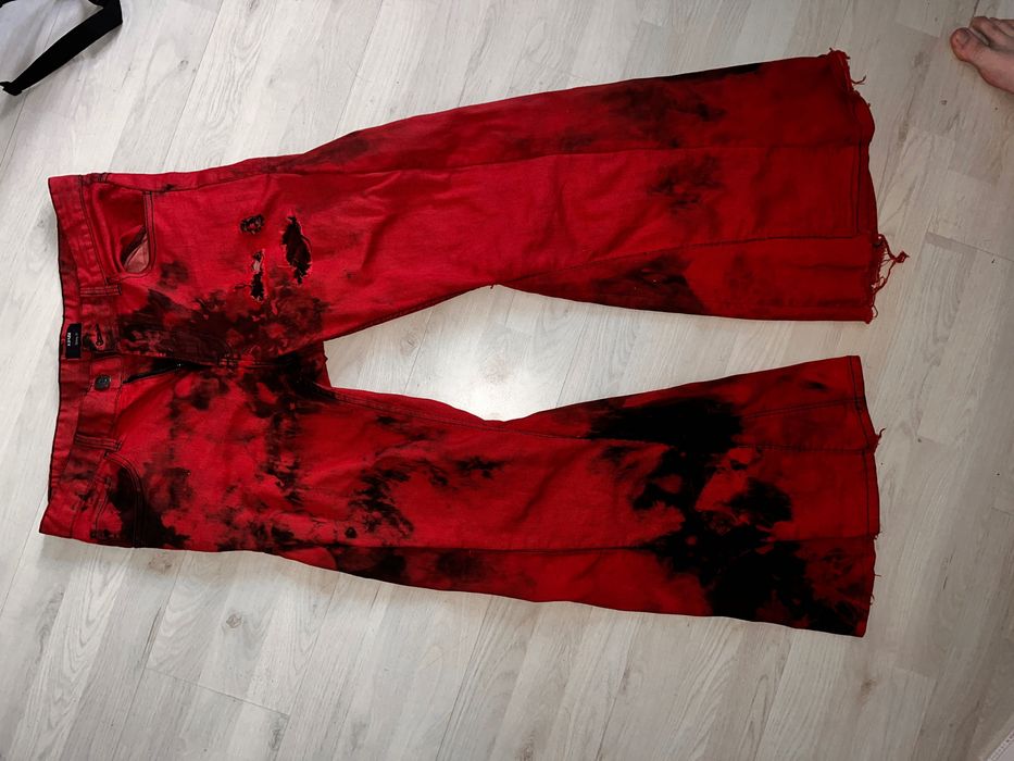 Красные клеш абсайкл