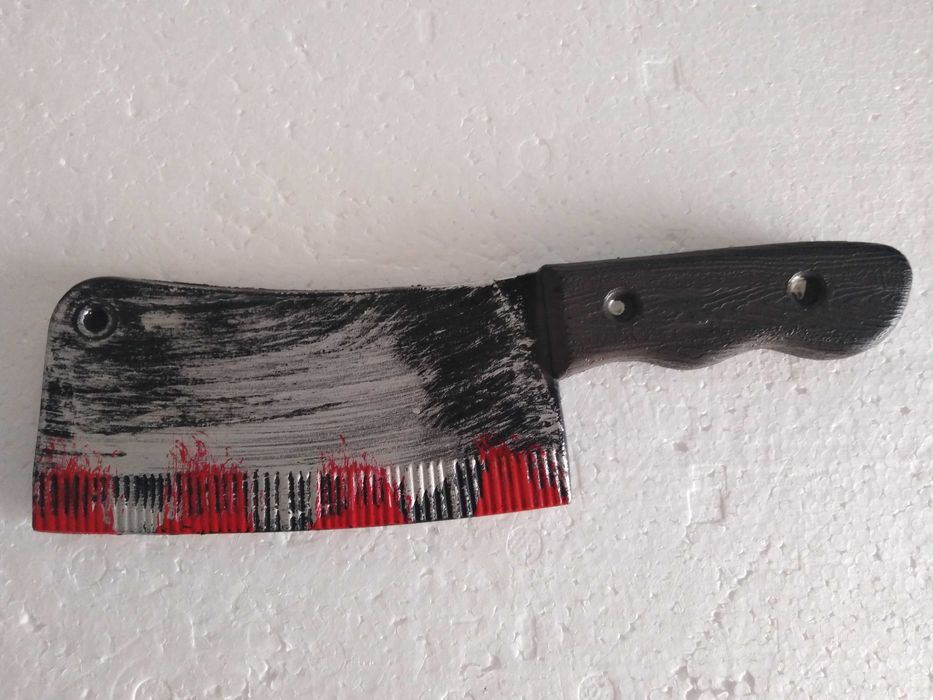 Brinquedo Halloween Cutelos Sangentos Plástico