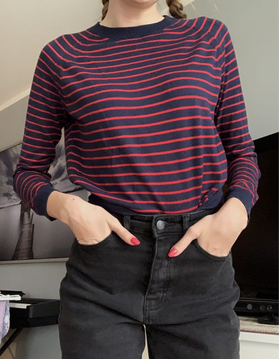 Sweter w paski Mango