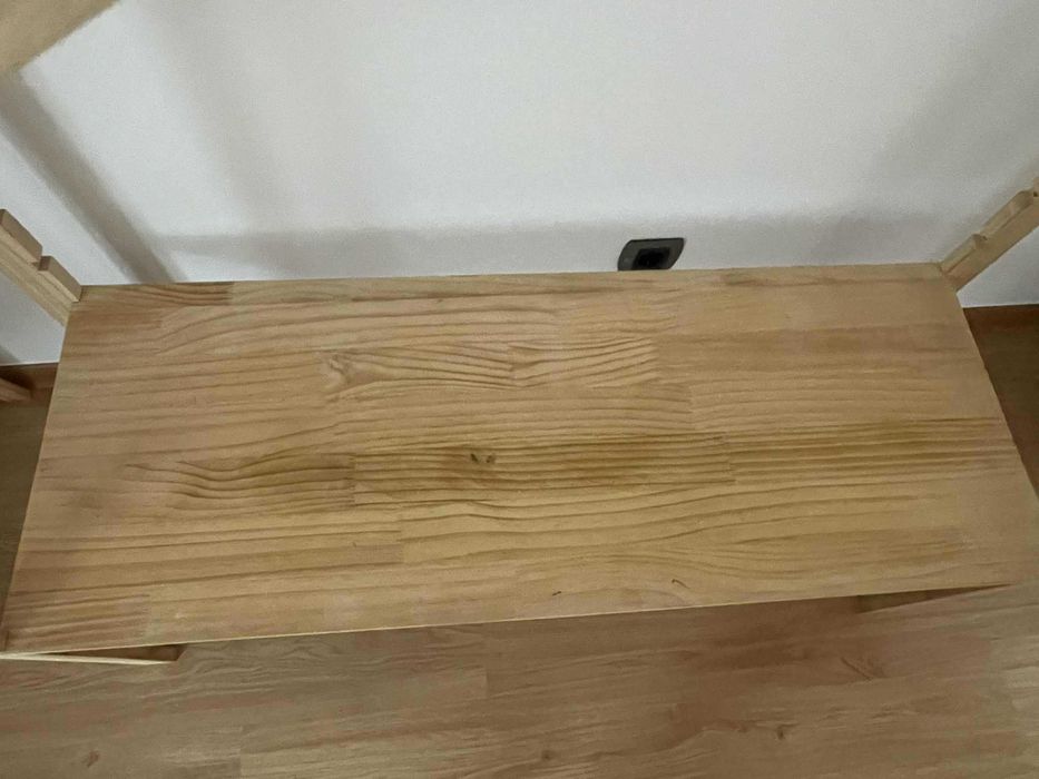 Mesa Criança + Banco em Madeira