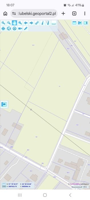 Nieruchomość gruntowa zabudowana 1,97 ha, Ciecierzyn, udział 1/2
