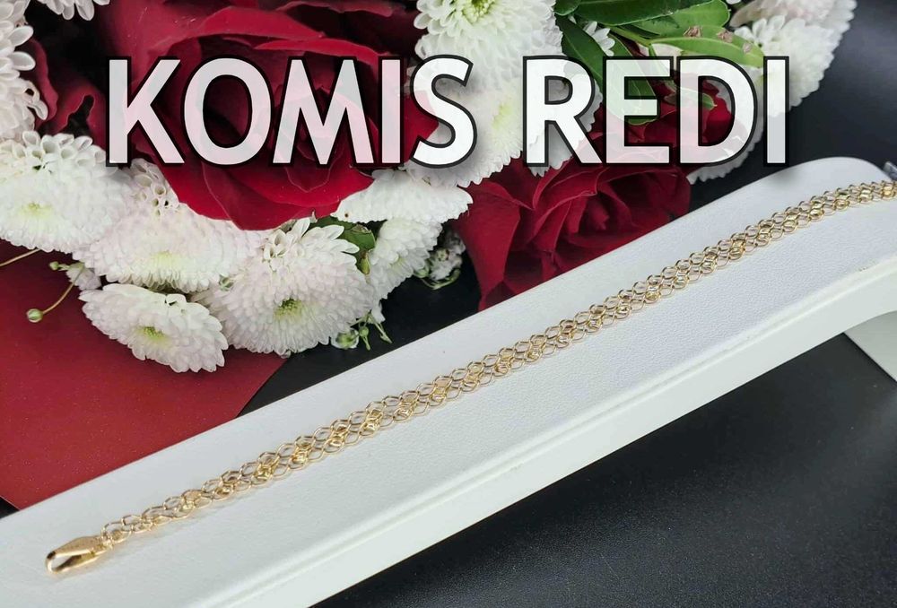 NOWA ZŁOTA BRANSOLETKA 3,37 GR. próba: 585 Komis Redi