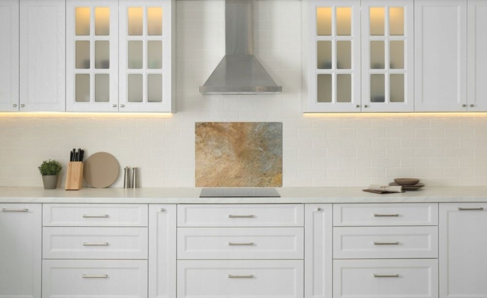 Szkło hartowane panel do kuchni na ścianę 75x60 cm