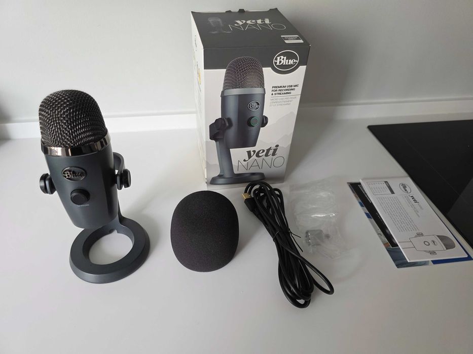 Microfone USB Blue/Logitech Yeti Nano