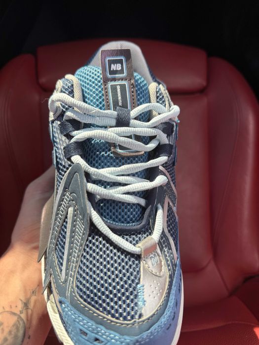 БЕЗ ПЕРЕДОПЛАТИ) New Balance 1906a Navy Blue Silver нью беленс 1906 сині сріблясті літні кросівки сітка