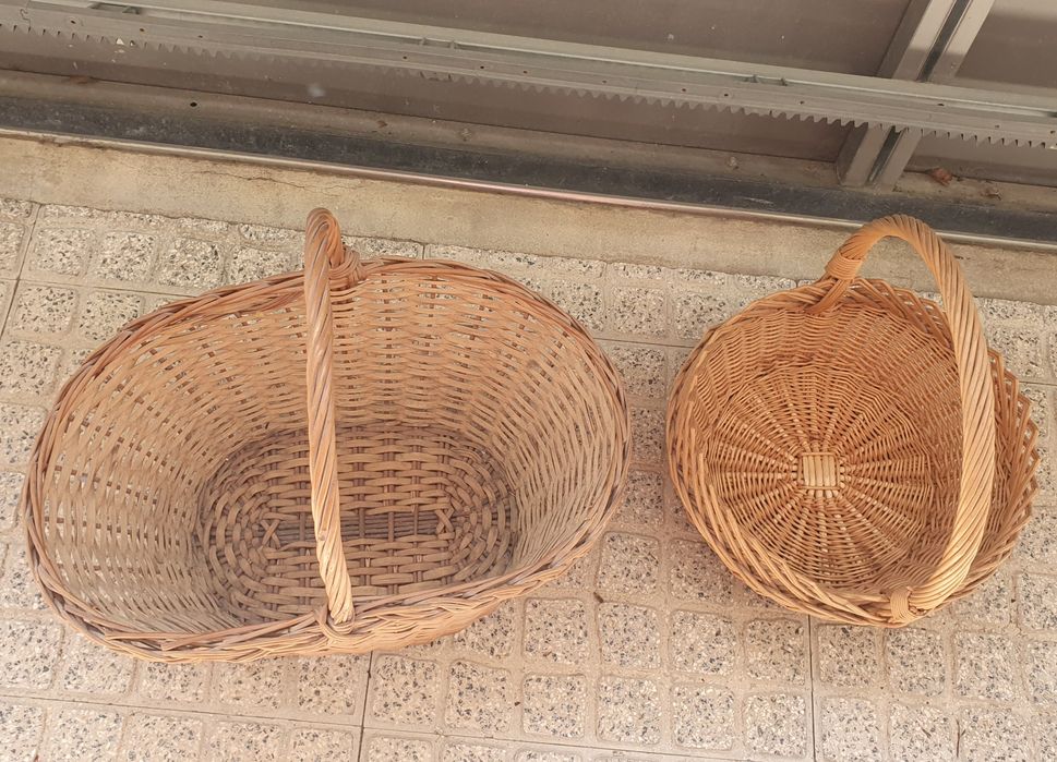 Cestas de vime   .