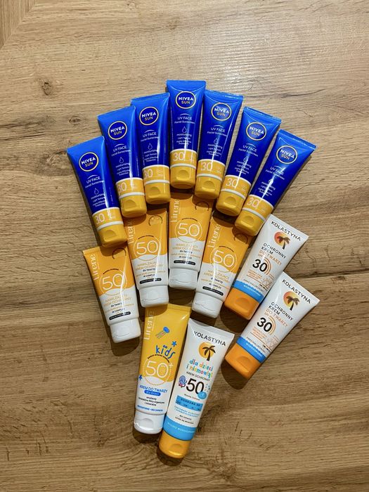 Krem ochronny/do opalania do twarzy spf 30 Nivea / Lirene