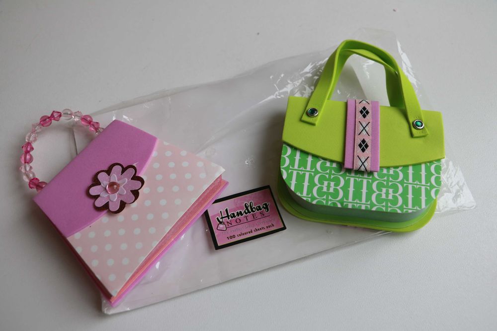 Набор блокнотов в форме сумочек handmade новые 2 штуки